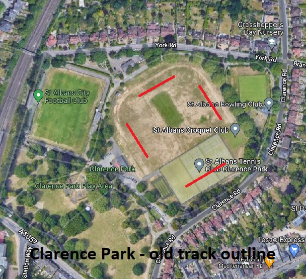 St. Albans - Clarence Park : Image credit Google maps